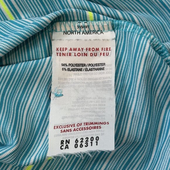 Puma Mens Polo Top Sz L Turquoise Short Sleeve Striped Dry Cell Golf Active Tee - Picture 7 of 13